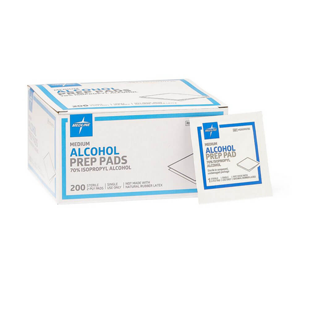 medline alcohol prep pads