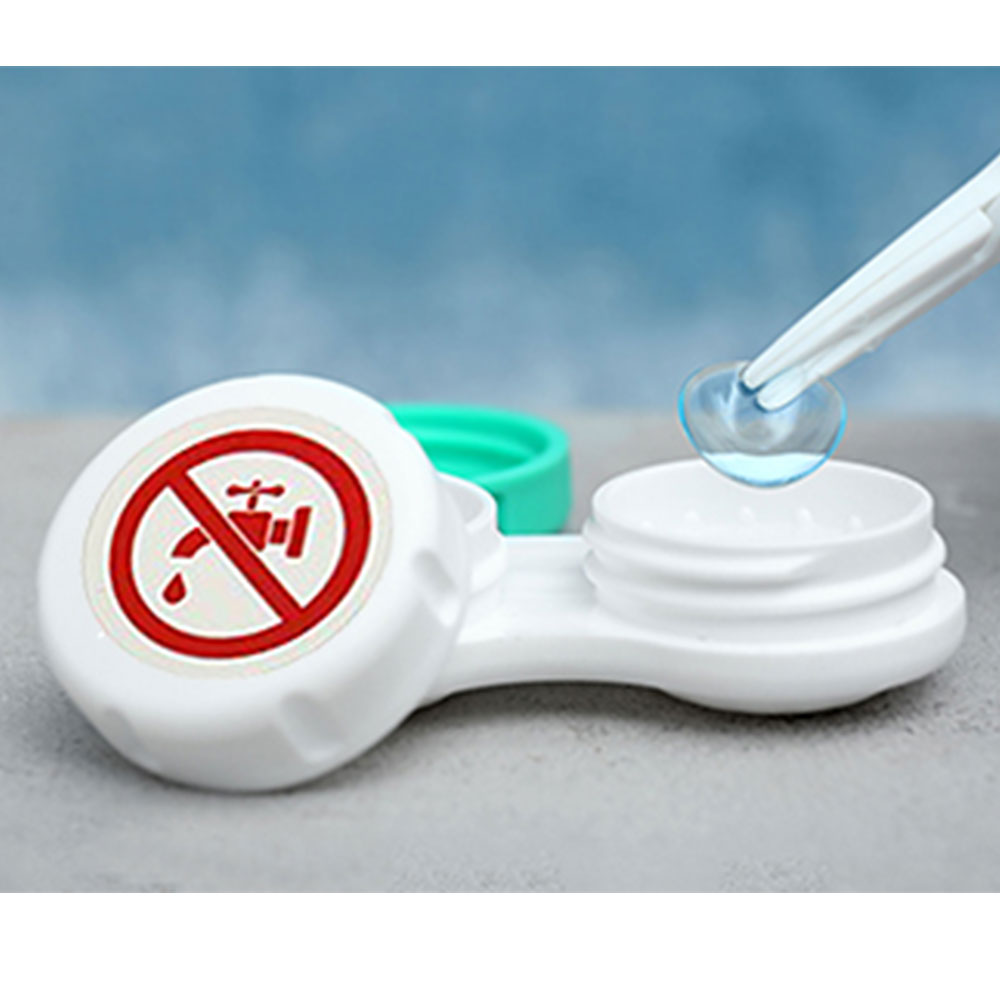 "No Water" Contact Lens Case Stickers - 1