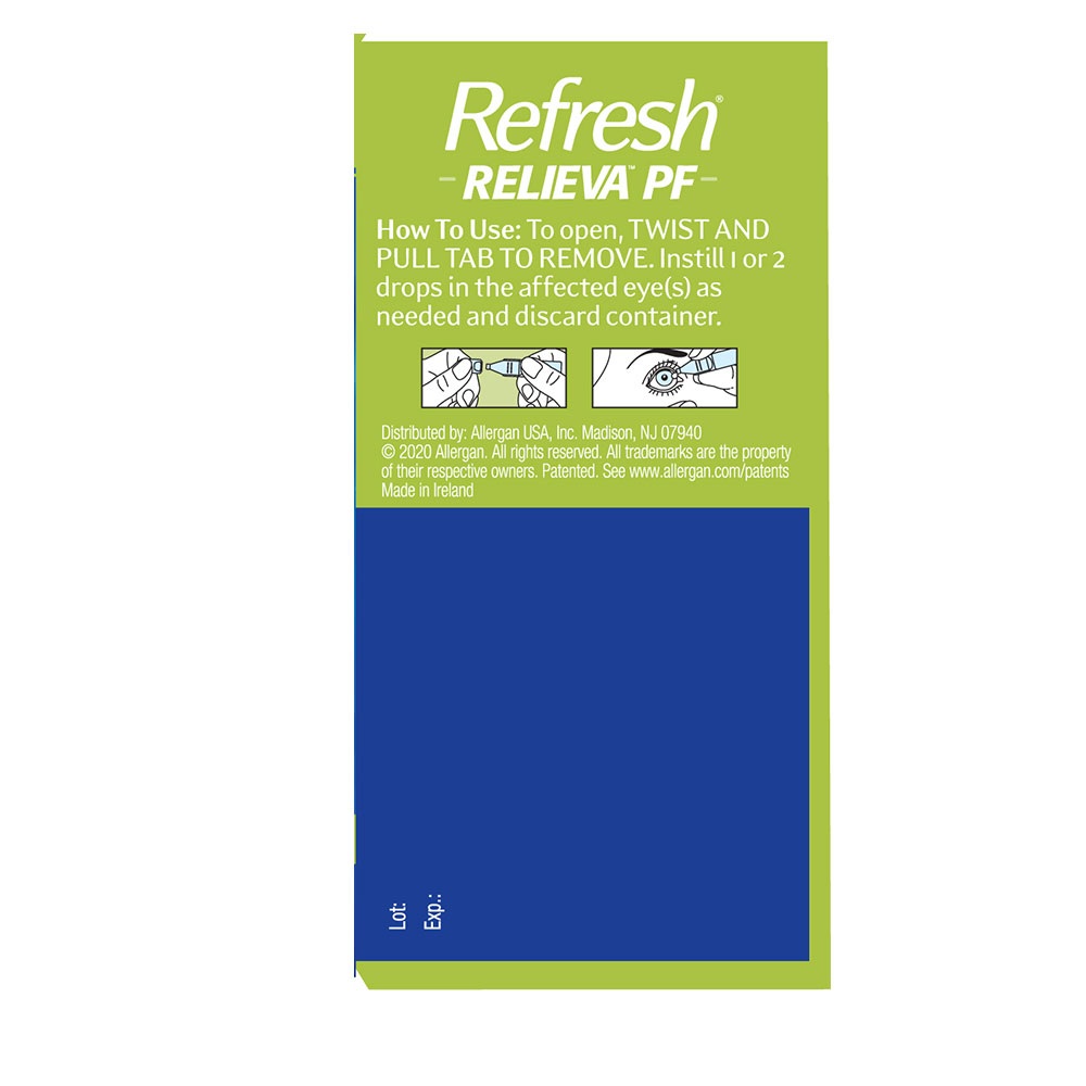 Refresh Relieva™ PF Lubricant Eye Drops - Single-Use Containers - 3