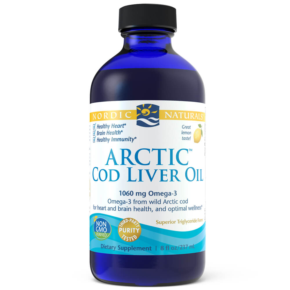 Arctic Cod Liver Oil (Lemon) 8oz - Short Dated