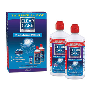 Clear Care® Triple Action Cleaning - Twin Pack