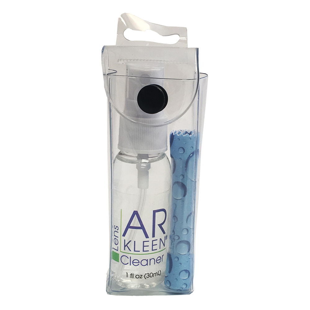 AR Kleen® - Lens Cleaner Care Kit - 1oz Spray Pump Bottle and Cleaning Cloth