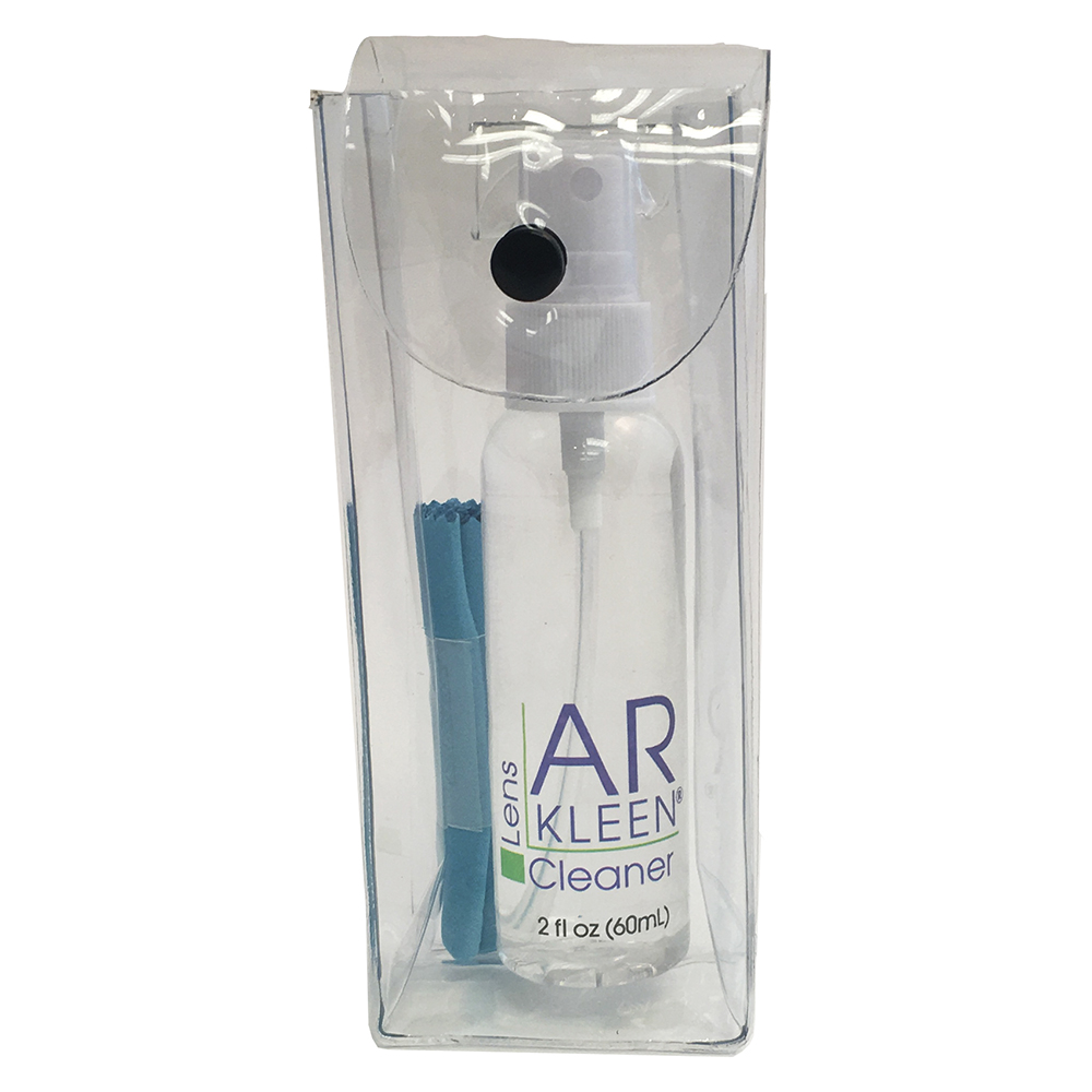 AR Kleen® - Lens Cleaner Care Kit - 2oz Spray Pump Bottle and Cleaning Cloth