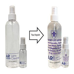 AR-Kleenandreg;-Lens-Cleaner-Companion-Combo-1oz-and-8oz-Spray-Pump-Bottle-Imprinted