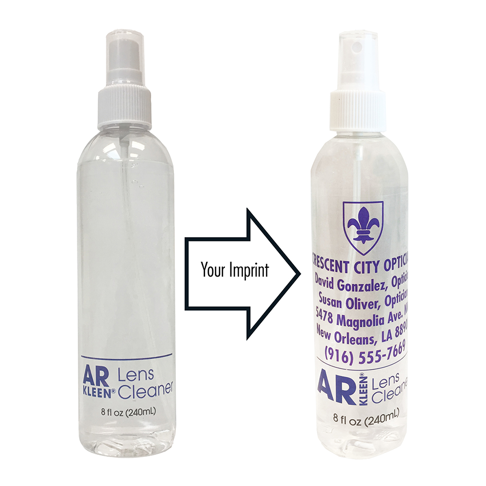 8oz AR Kleen® Spray Pump Bottle - Imprinted - 1