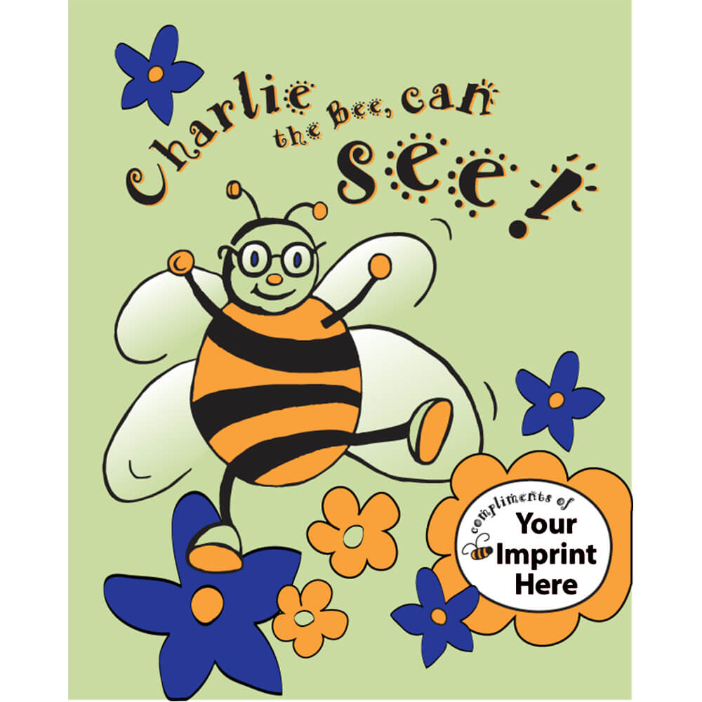 Imprinted Coloring Book - Charlie the Bee Can See!