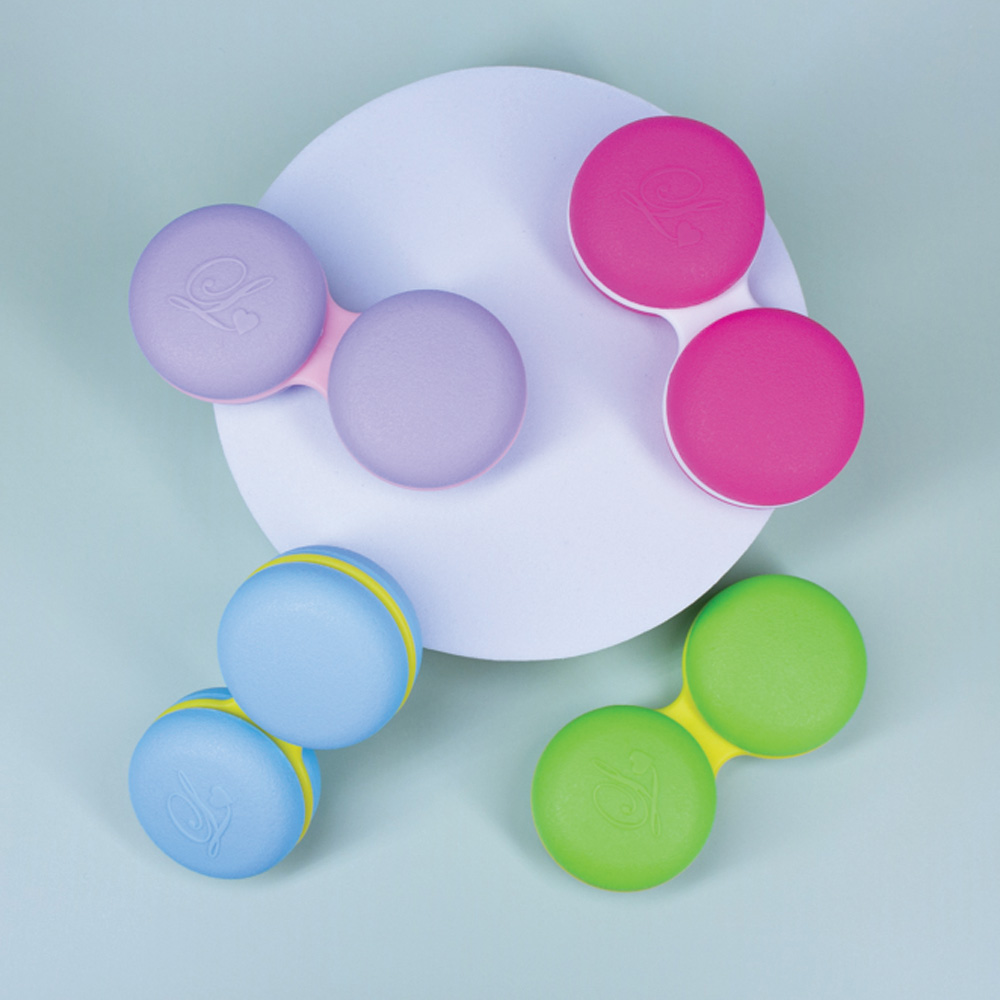 Macaroon Contact Lens Screw Top Cases - 1