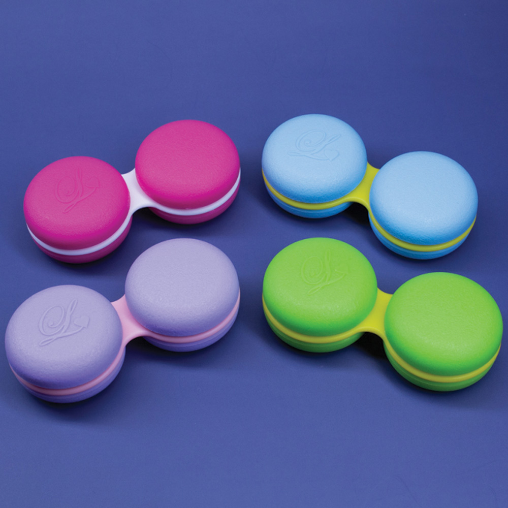 Macaroon Contact Lens Screw Top Cases - 2