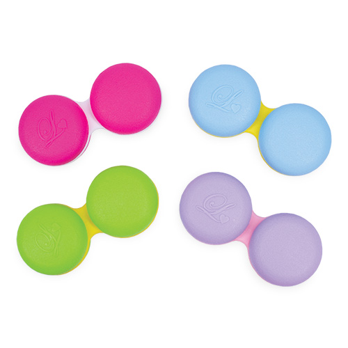 Macaroon Contact Lens Screw Top Cases - 1