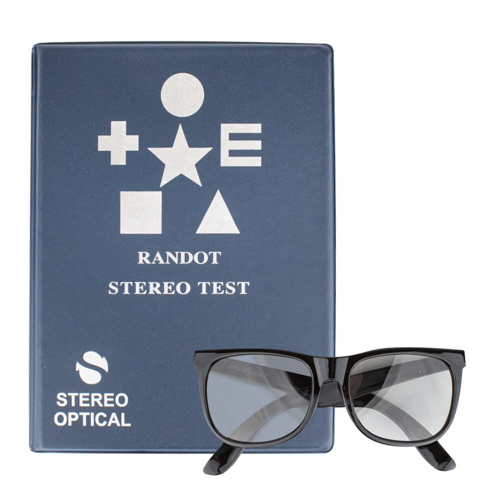 Randot Stereotest Stereo Vision Testing Kit with 3-D Viewers