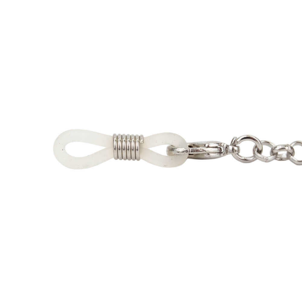 Silver Scroll Eyeglass Chains - 3