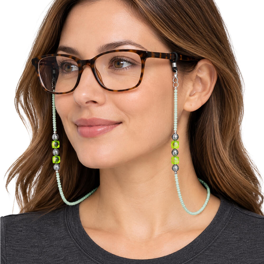Silver Accent Eyeglass Chains - 1