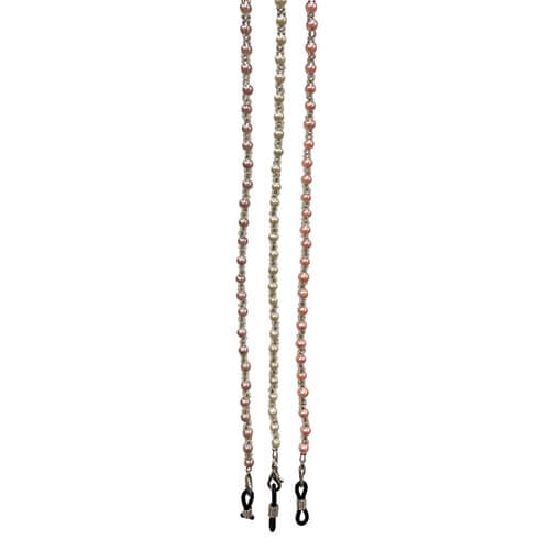 Pearl Crystal Eyeglass Chains - 1