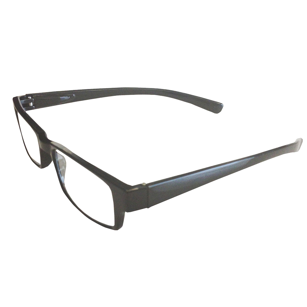 Basic Spring Hinge Reading Glasses - Black - 1