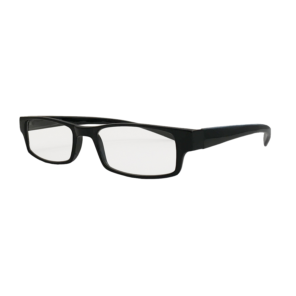 Basic Spring Hinge Reading Glasses - Black - 2