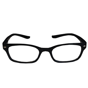 Neck Specs Large Black Frame - 1