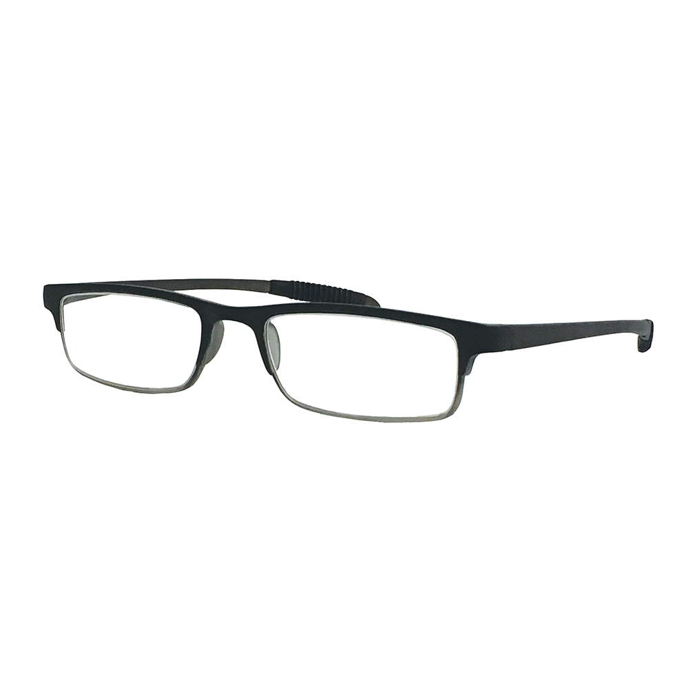 AR Coated Reading Glasses - Gradient Gray with Comfort Grip Temples - 1