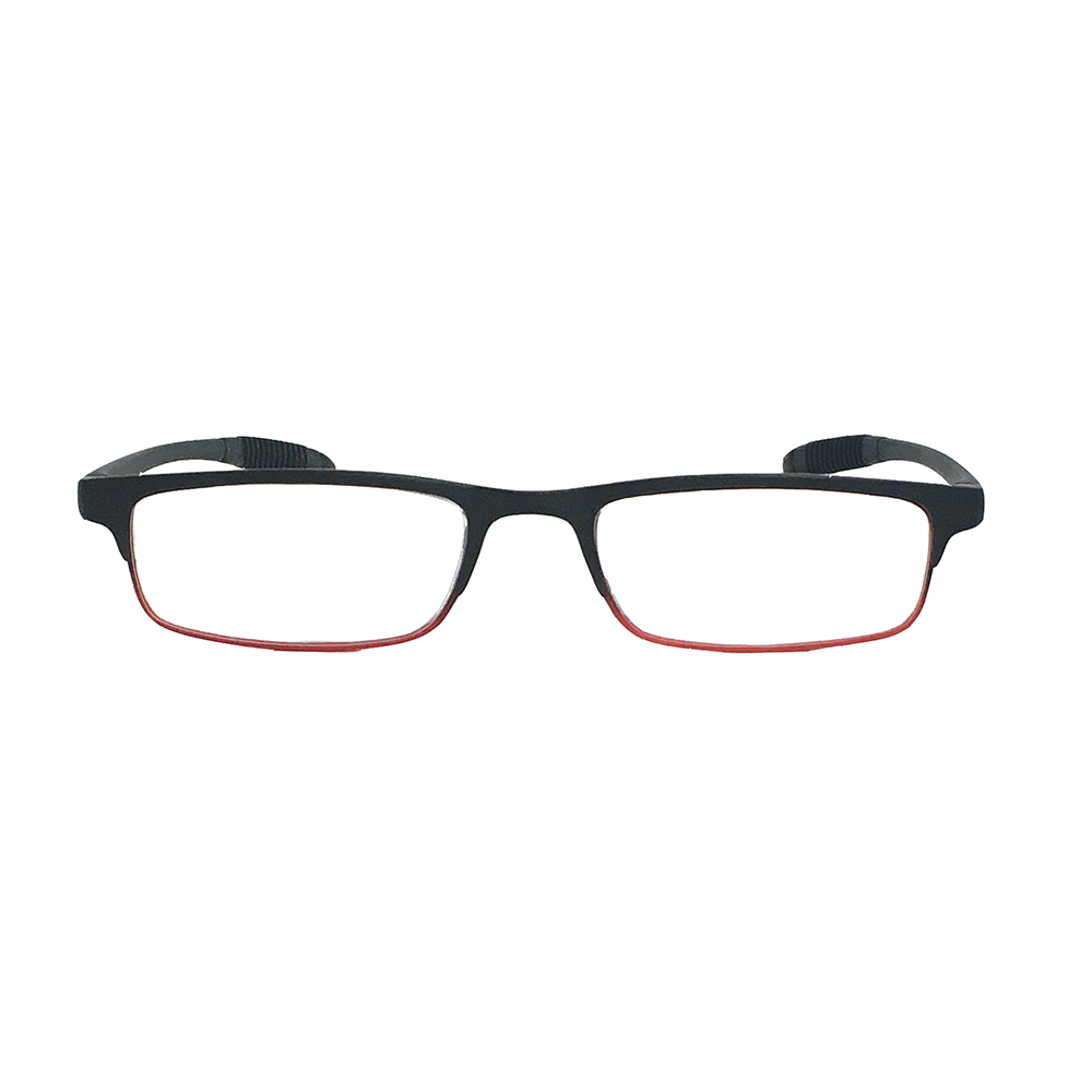 AR Coated Reading Glasses - Gradient Burgundy with Comfort Grip Temples