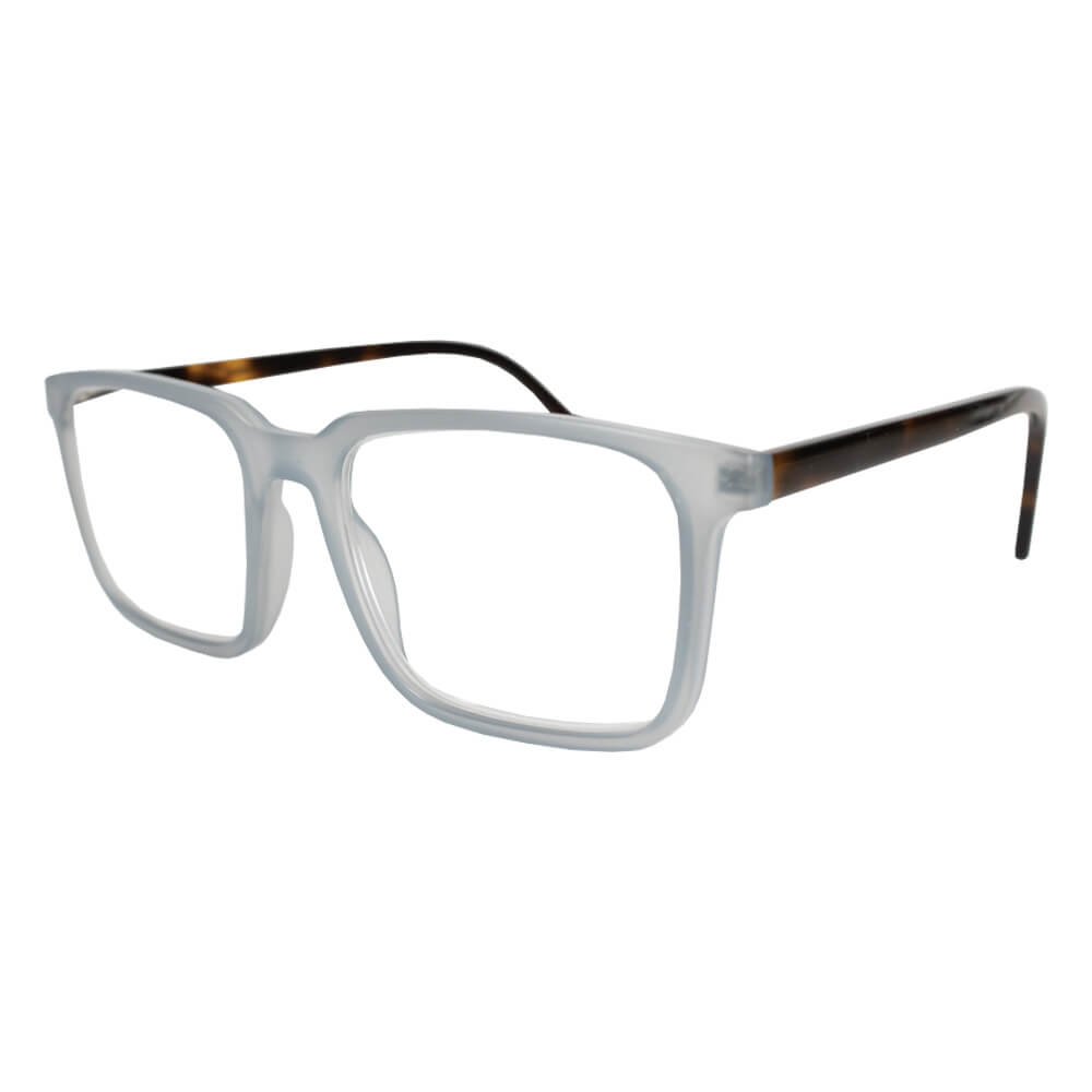 High Power Reading Glasses - Matte Gray Tortoise