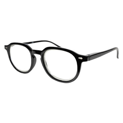 AR-Coated-Reading-Glasses-Rounded-Black