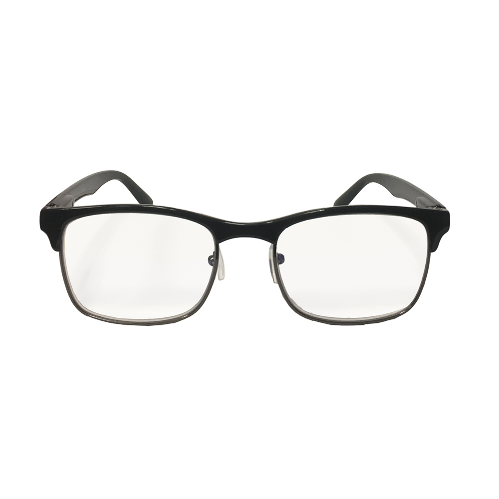 Blue Blocker Reading Glasses - Hipster Black