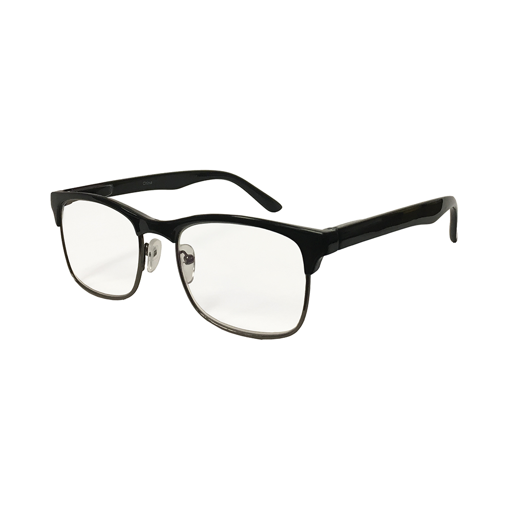 Blue Blocker Reading Glasses - Hipster Black - 1