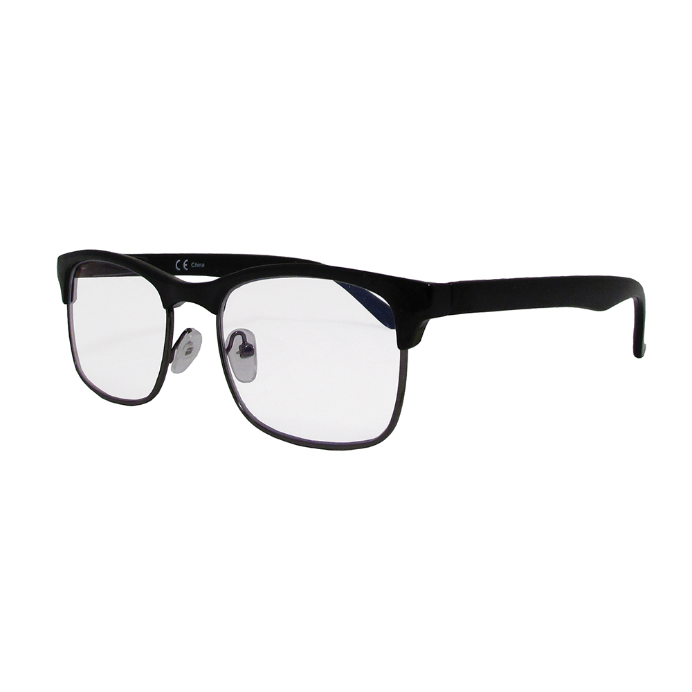 Blue Blocker Reading Glasses - Hipster Black - 2