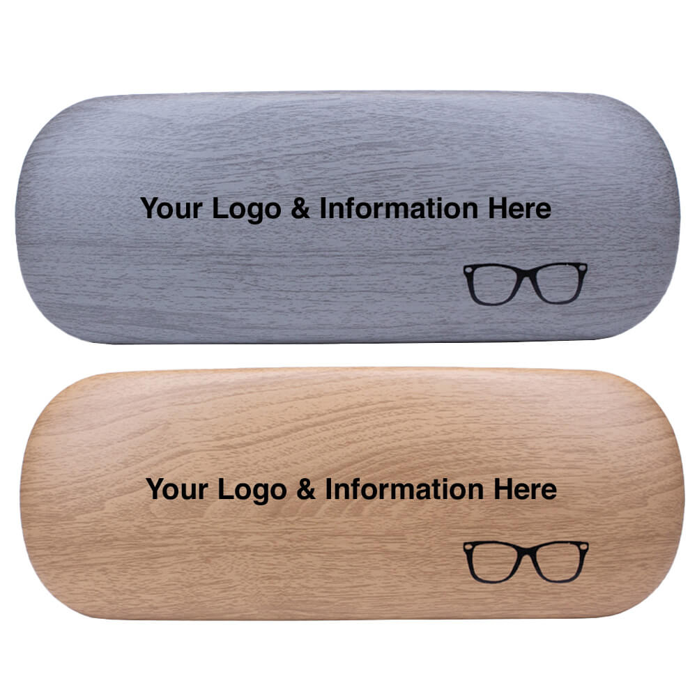 Wood Laminate Eyeglass Case - Imprinted
