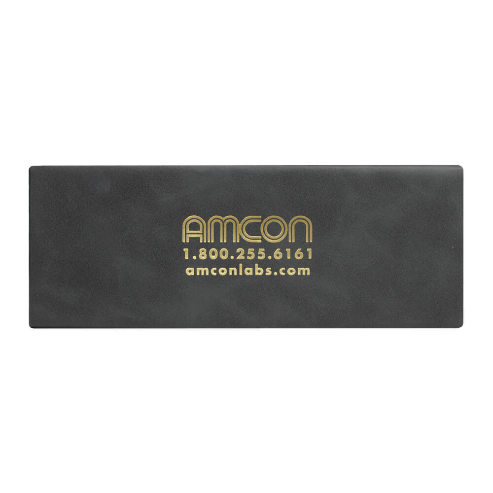 Smoke Matte Folding Eyeglass Case - Imprinted - 8