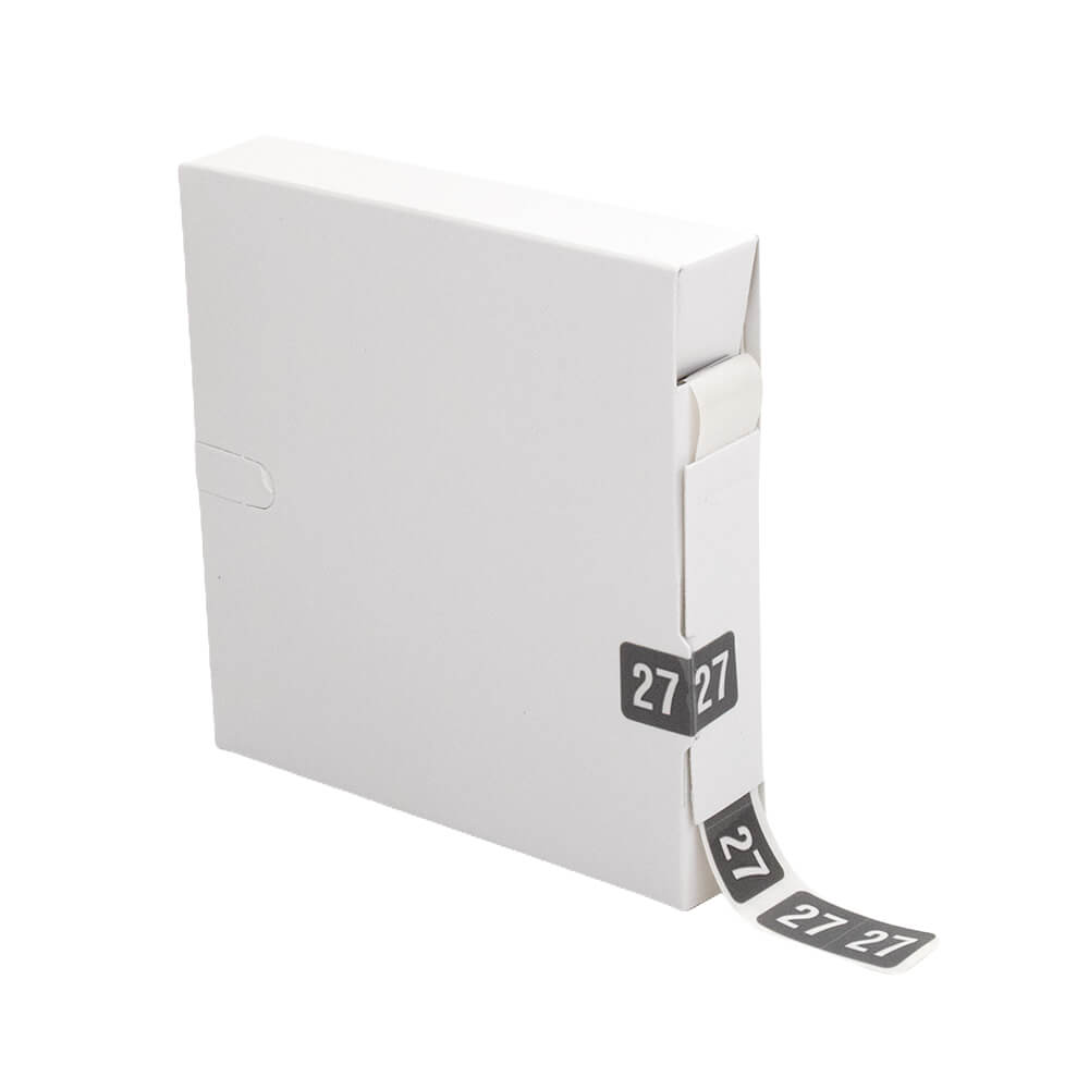 Year End Tab Folder Labels - Smaller Size - 1