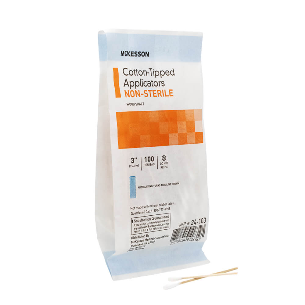 Cotton Tipped Applicators - Small Size - Non-Sterile - 1