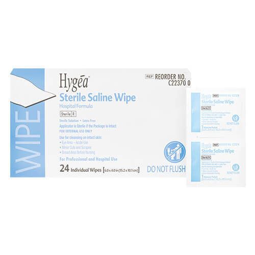 Sterile-Saline-Wipes