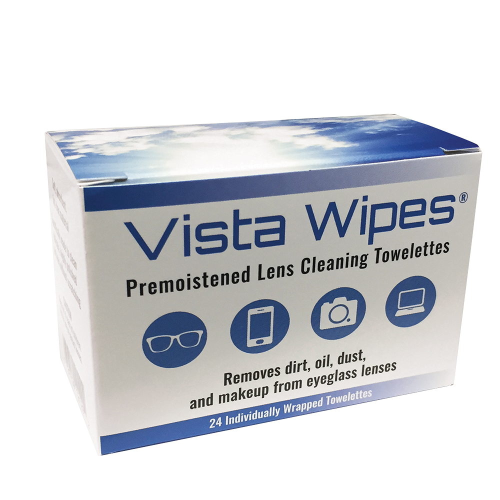 Vista Wipes® Pre-Moistened Lens Cleaning Towelettes