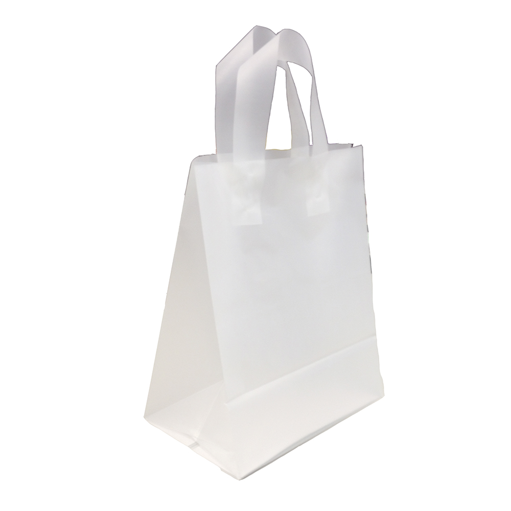 Frosted Plastic Supply Bag - Medium