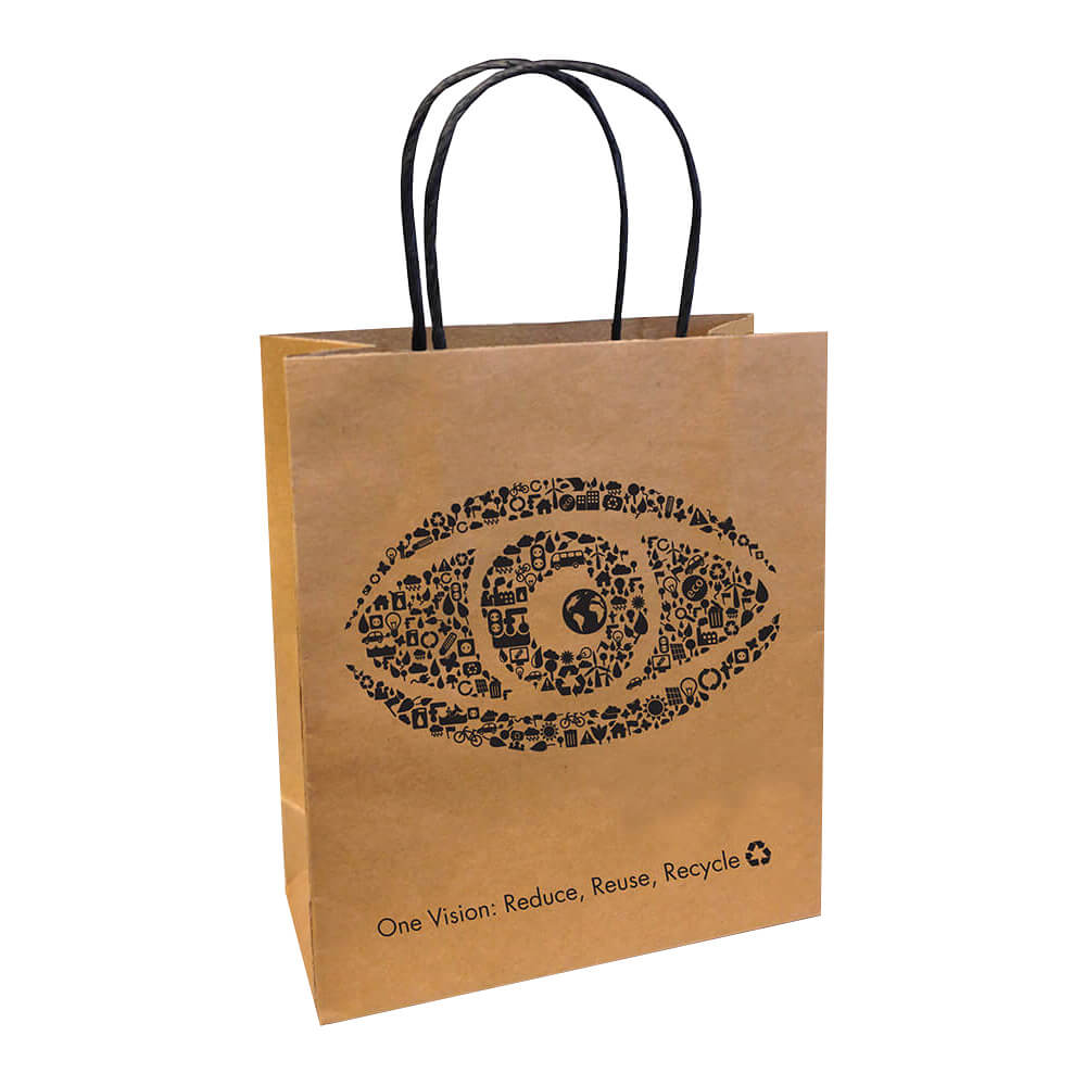 One Vision Eco-Friendly Kraft Bag - Medium - 1