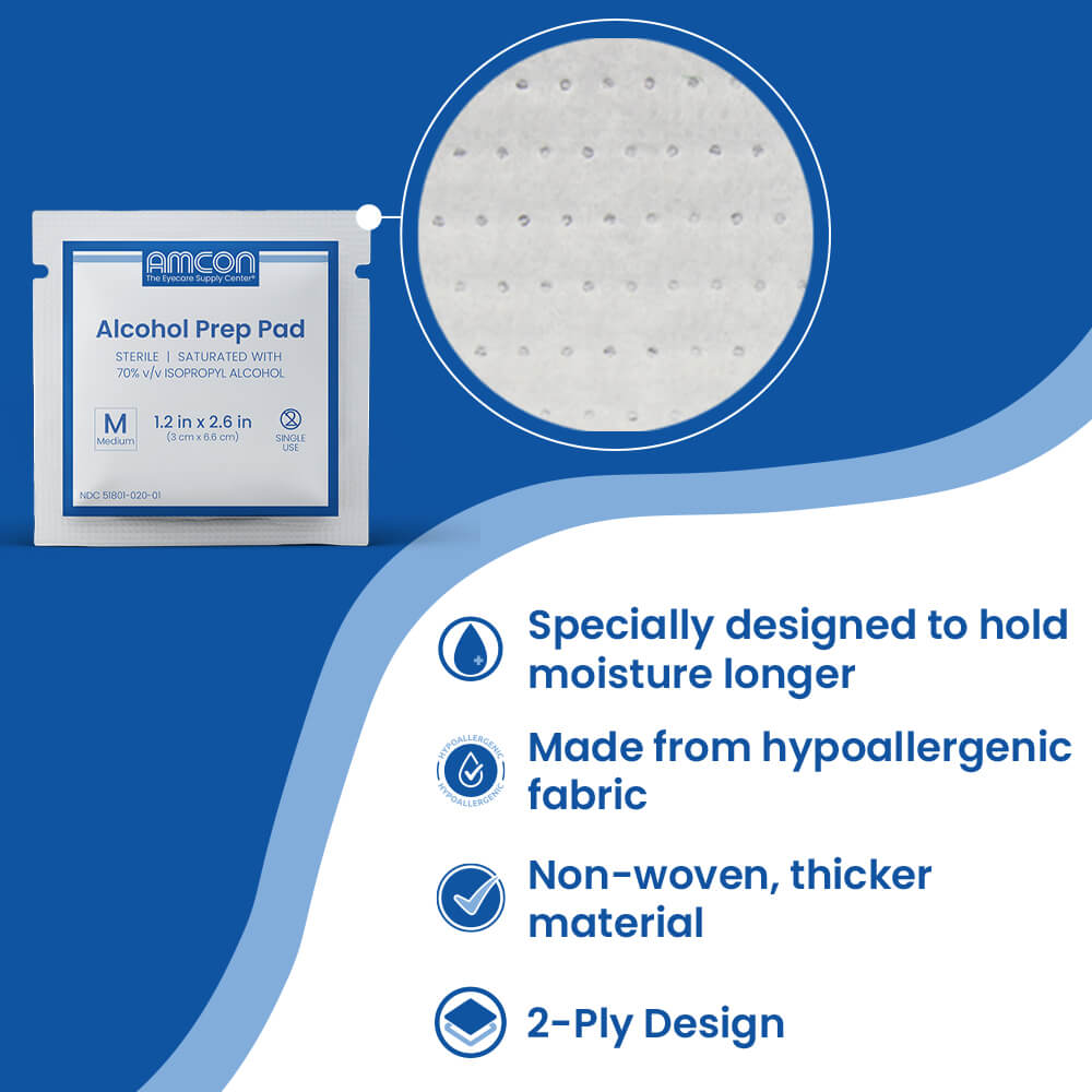 Amcon's Medium Alcohol Prep Pads - 1