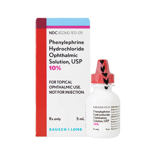 Bausch + Lomb Phenylephrine Hydrochloride Ophthalmic Solution 10% - 5mL