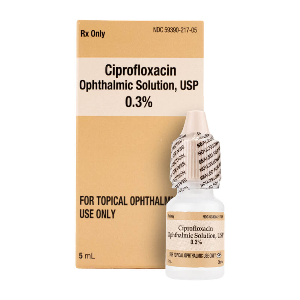 Ciprofloxacin HCL Ophthalmic Solution 0.3% - 5 mL
