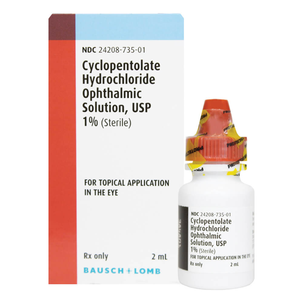 Bausch + Lomb Cyclopentolate Hydrochloride Ophthalmic Solution 1% - 2mL