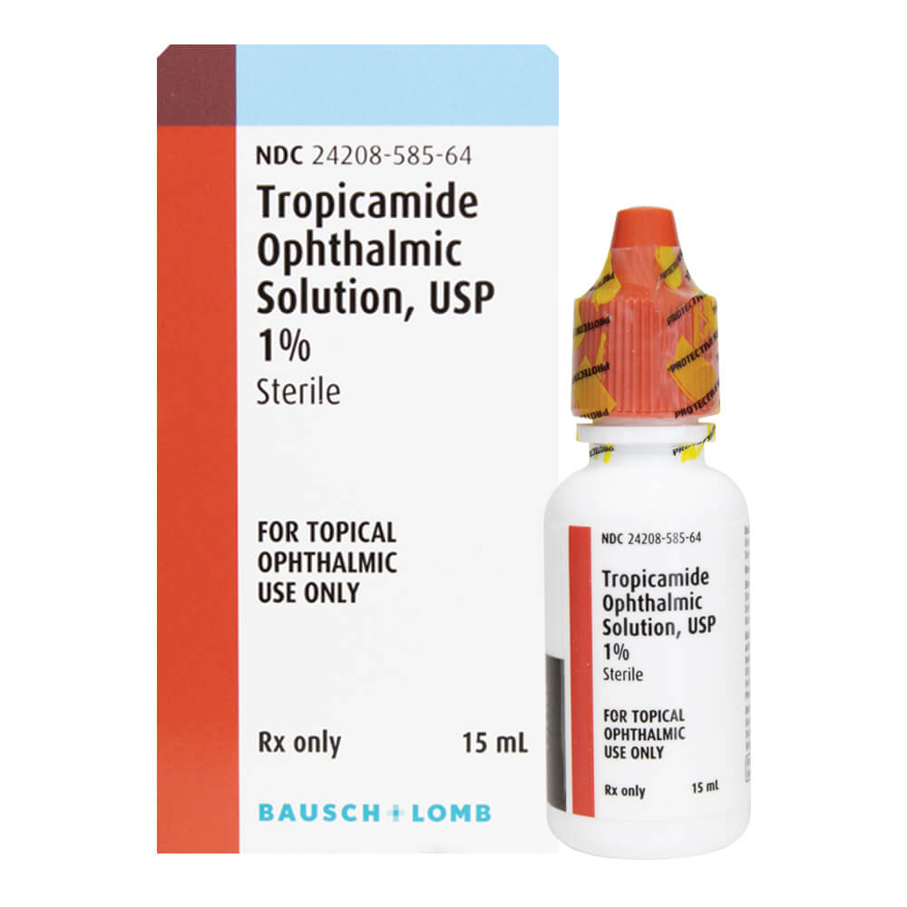 Bausch + Lomb Tropicamide Ophthalmic Solution 1% - 15mL