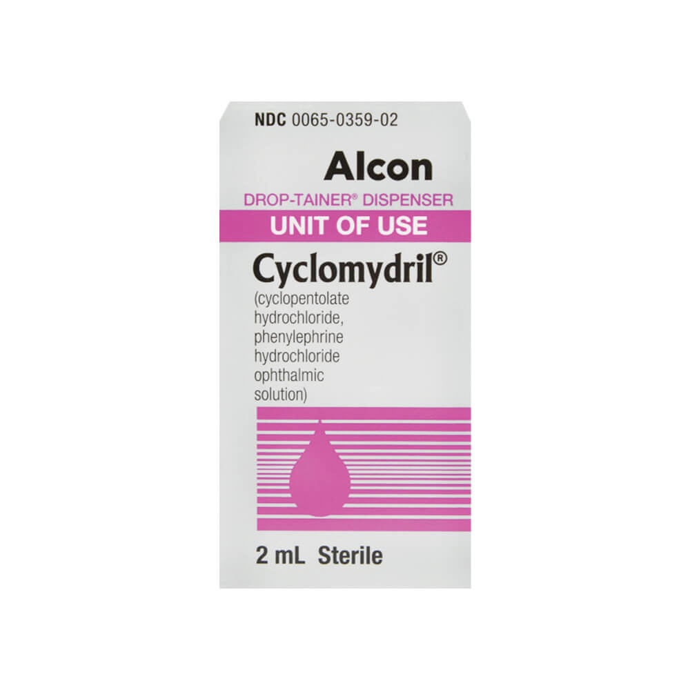 Alcon Cyclomydril - Cyclopentolate and Phenylephrine Ophthalmic Solution 2mL