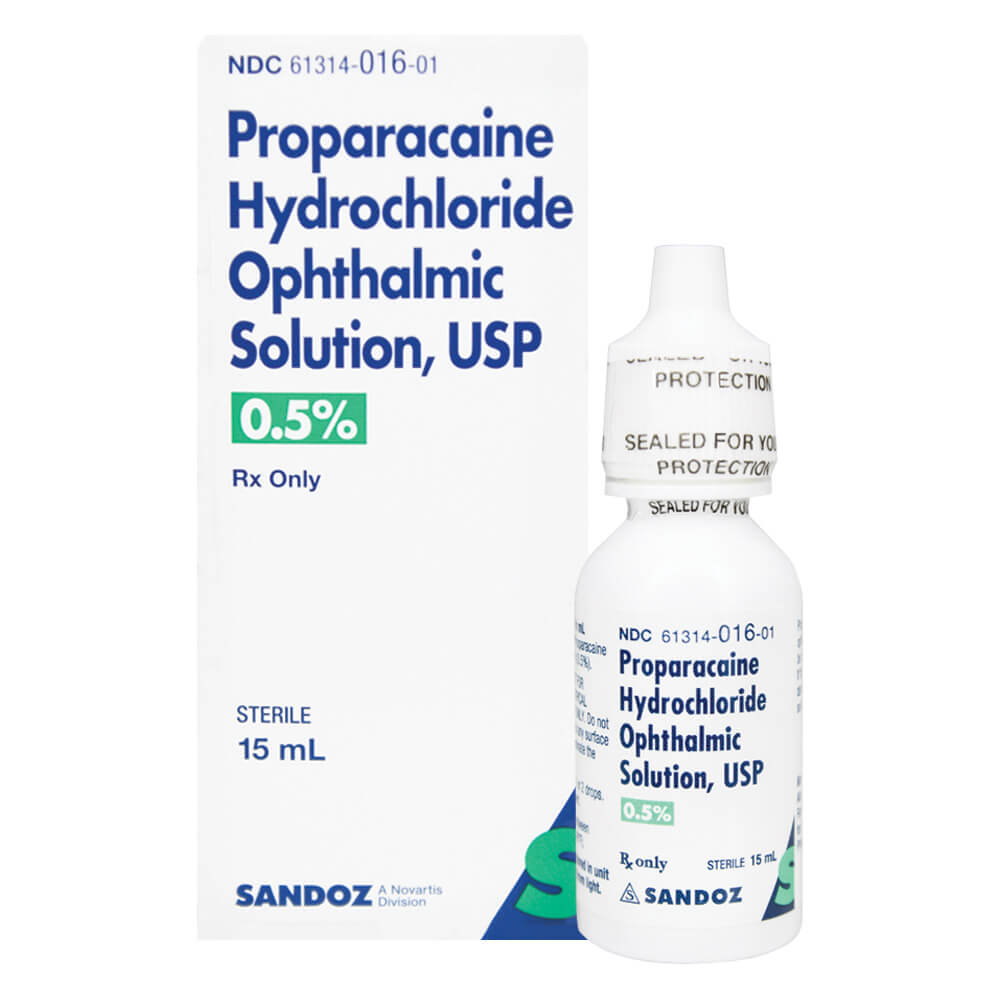 Sandoz Proparacaine Hydrochloride Ophthalmic Solution 0.5% - 15mL