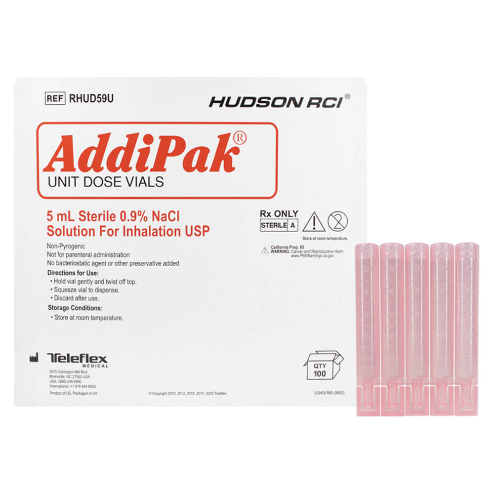 AddiPak Sterile 0.9 Saline Solution for Inhalation