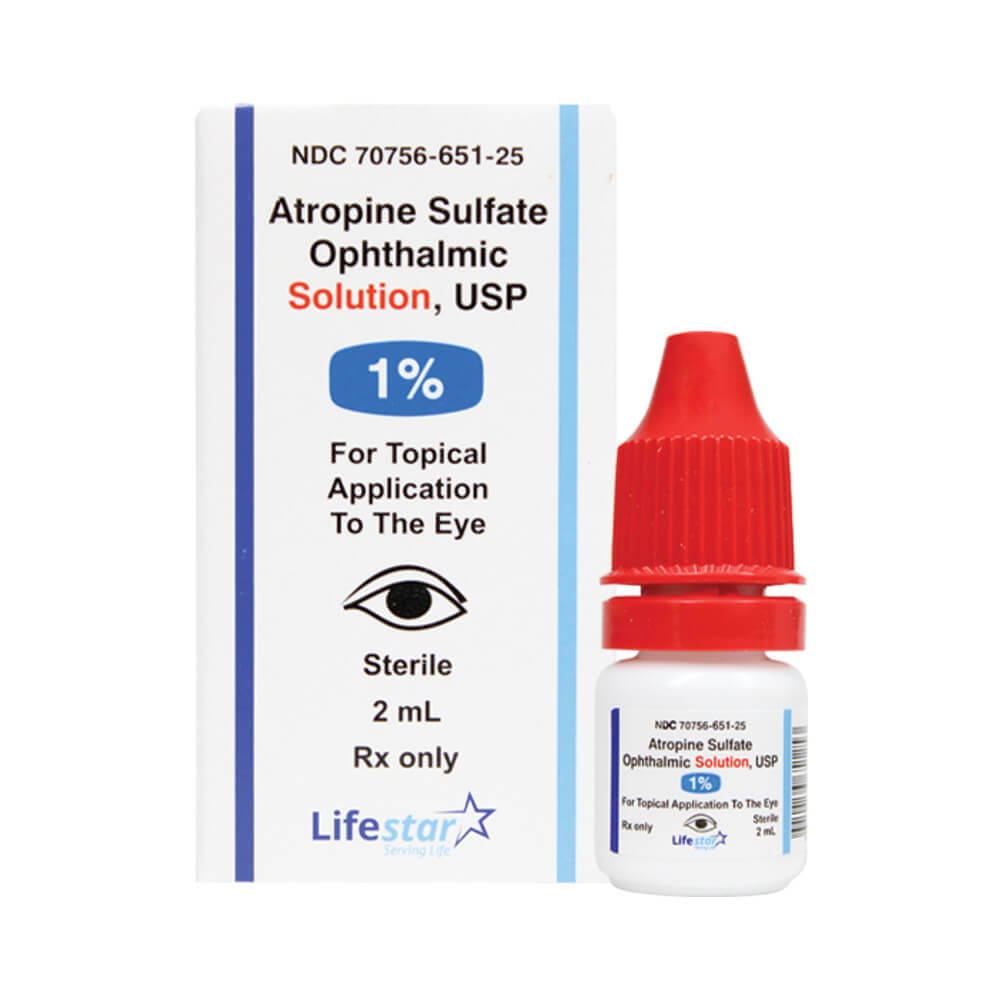 Lifestar Atropine Sulfate Ophthalmic Solution 1% - 2mL