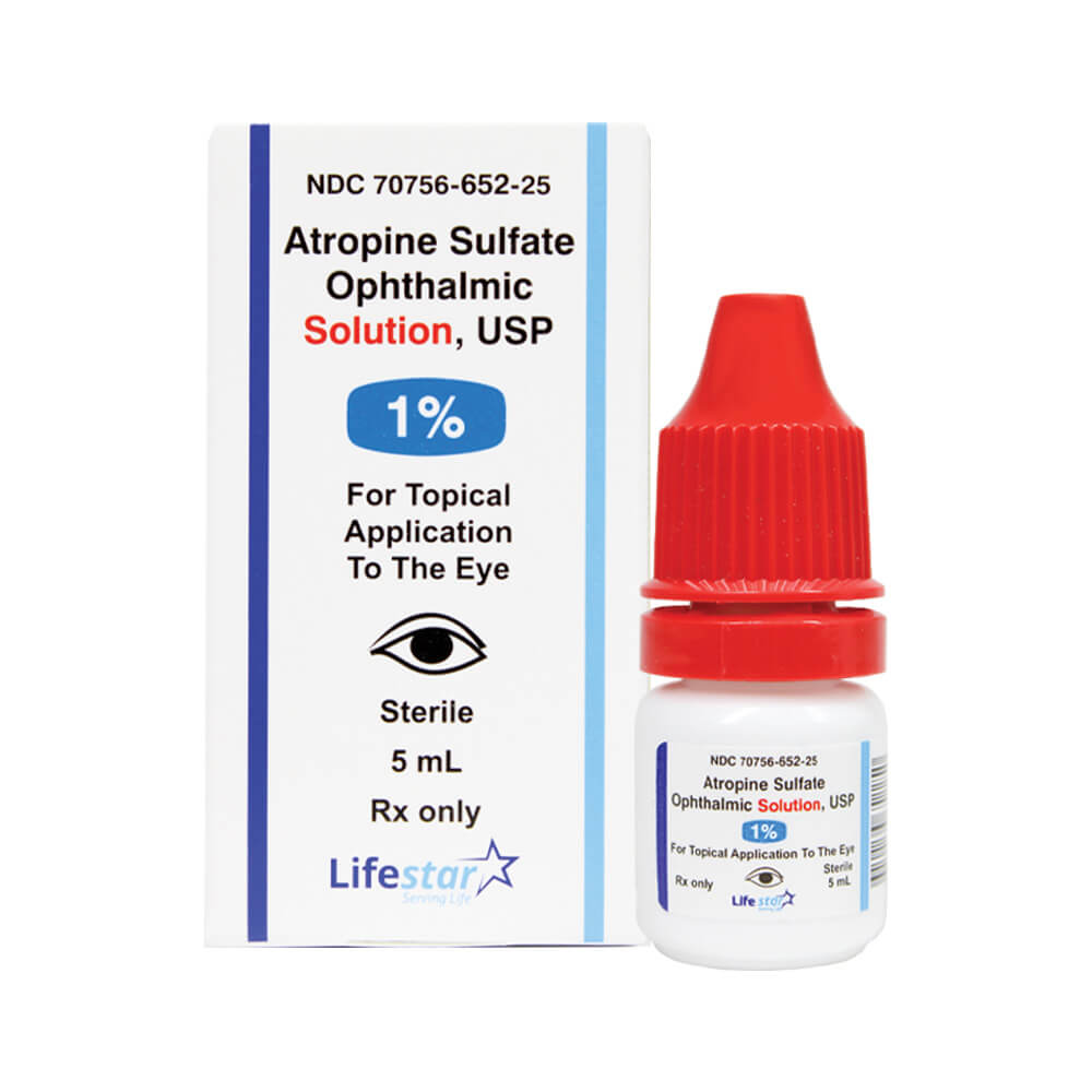 Lifestar Atropine Sulfate Ophthalmic Solution 1% - 5mL