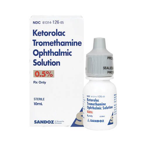 Sandoz Ketorolac Tromethamine Ophthalmic Solution 0.5% - 10mL