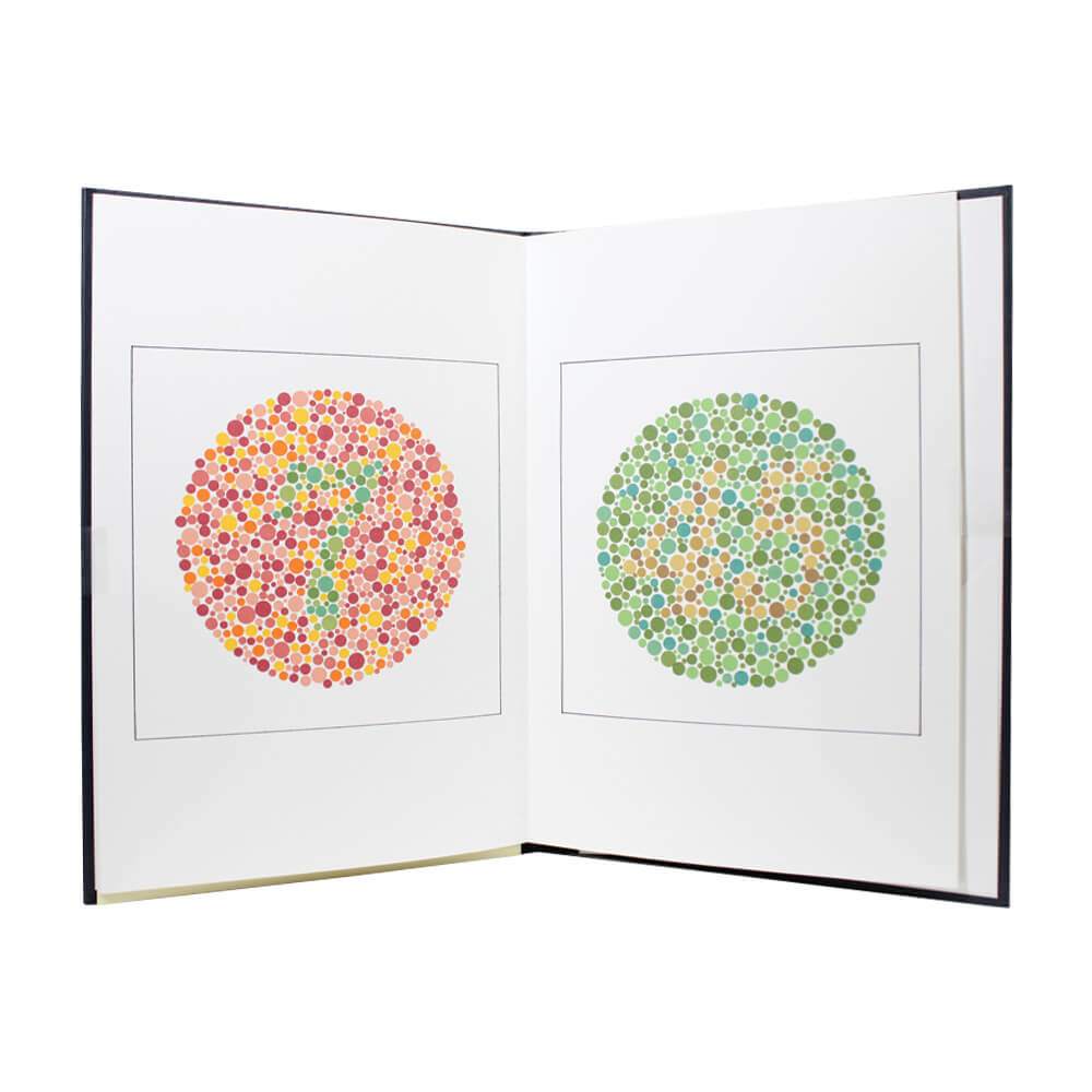 Ishihara Test Chart Book for Color Blindness - 14 Plate - 2