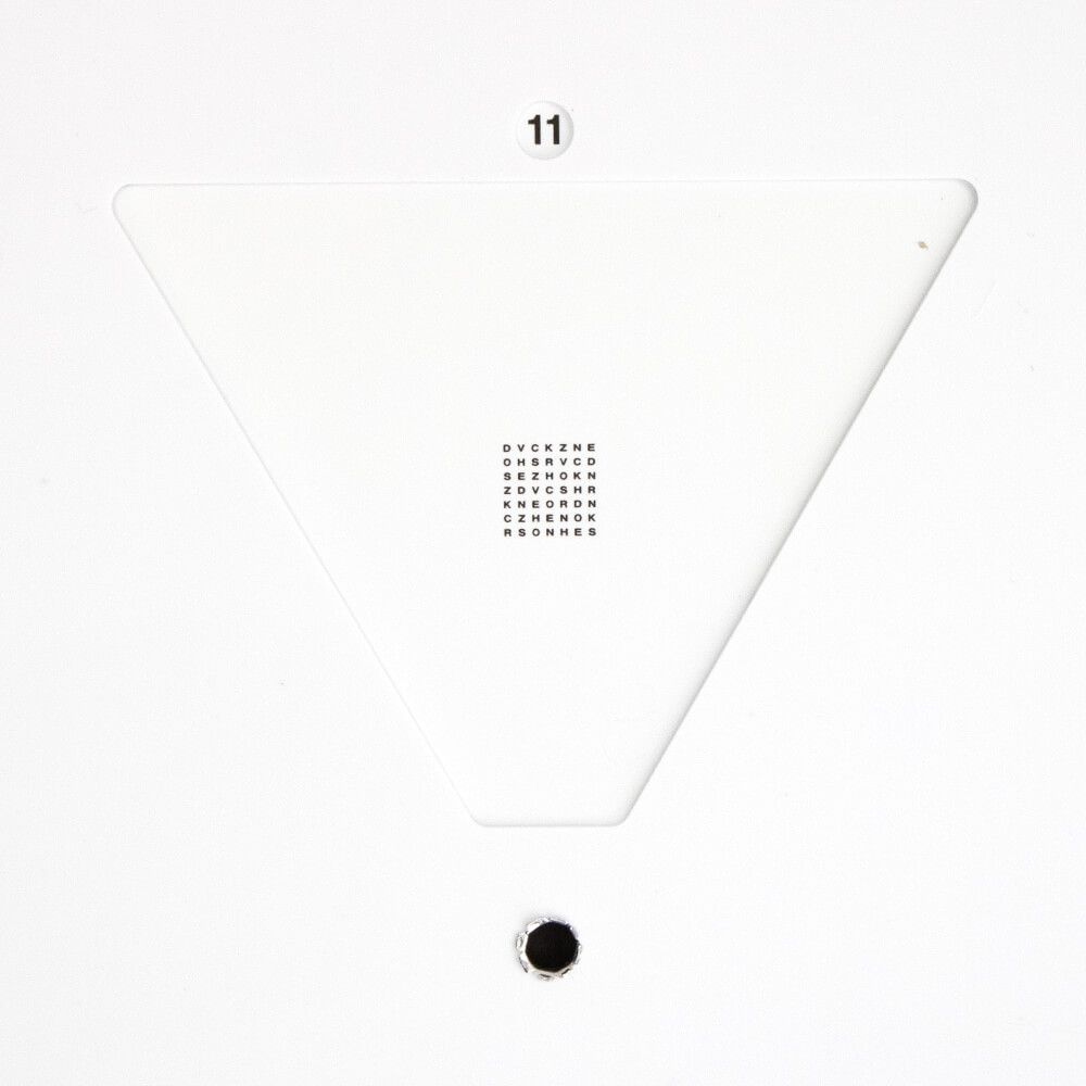 Reichert Card Holder & Snellen Card - 11