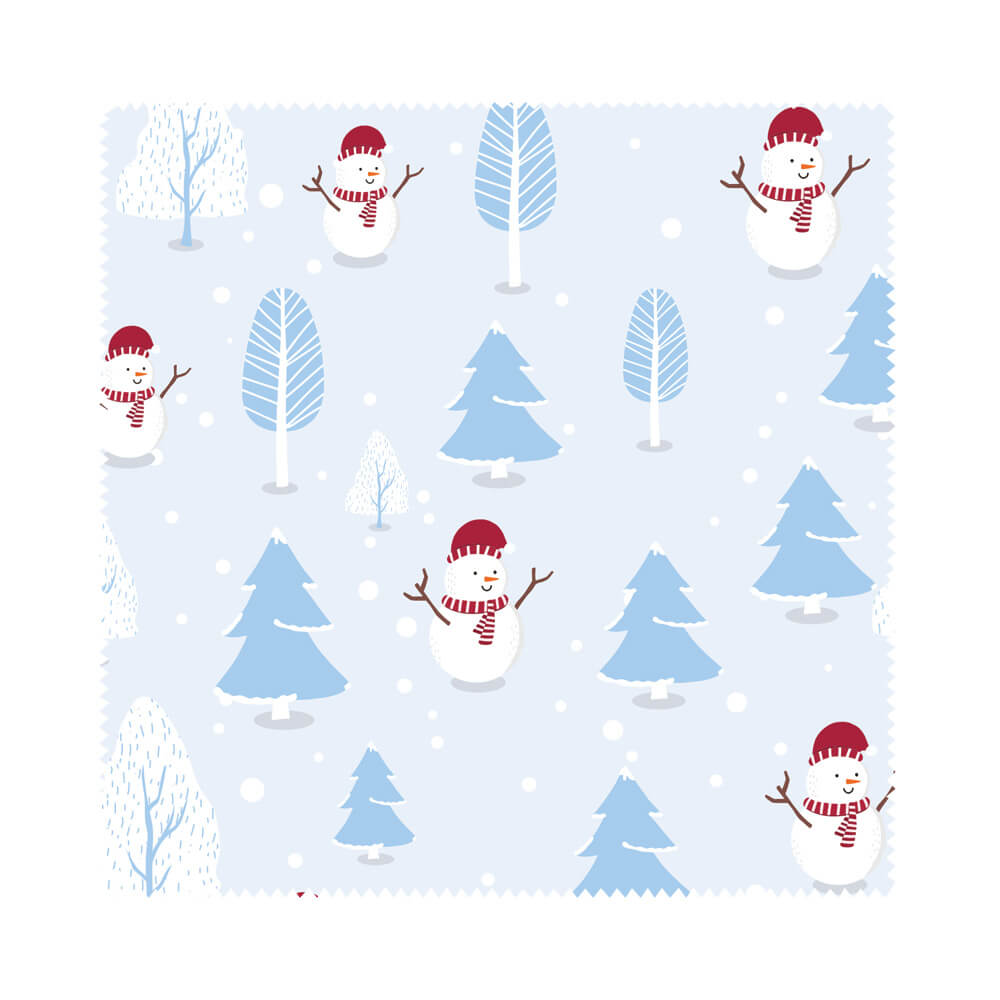 Holiday Microfiber Cleaning Cloth - Let It Snow