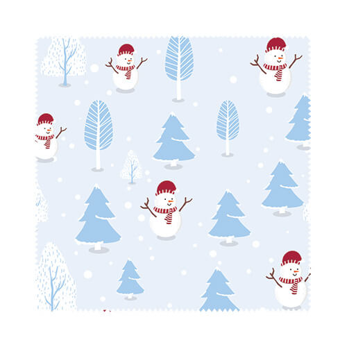 Holiday Microfiber Cleaning Cloth - Let It Snow